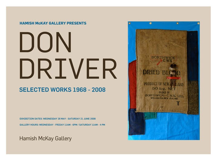 Don Driver - Selected Works 1968-2008